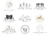 do custom hand drawn animal dog logo design
