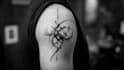 custom an abstract black tattoo design