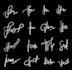 create an artistic signature or autograph design