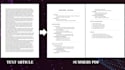 summarize articles, pdfs and documents into clear notes