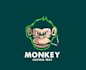 design unique monkey and crypto logo