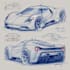 sketch a car or vehicle design concept using digital drawing