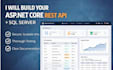 build or fix asp net core rest API with sql server