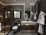 bathroom interior design in 3d and render
