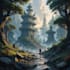 draw environment concept art, fantasy worlds