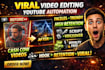 create youtube automation videos with editing