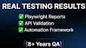 playwright, manual testing, API testing