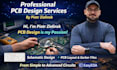 design pcb  circuit design electronics pcb layout schematic design gerber files