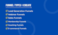 design clickfunnels sales funnel, ghl funnel, clickfunnels landing page, website