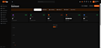 build a premium, modern admin dashboard with dark mode