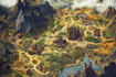fantasy map illustration for map
