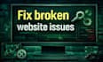 fix wordpress errors and broken website issues
