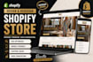 do shopify store redesign, shopify store design, shopify website redesign expert