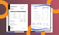 design custom editable invoice template, order form, and fillable pdf