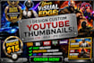 design affordable high CTR youtube thumbnails