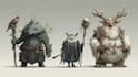 create fantasy art, creatures and characters