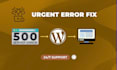 fix wordpress bugs errors issues and broken website