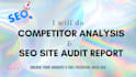 do SEO keyword research and site audit