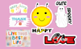 make creative and professional sticker designs