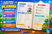design gamified weekly planner  adhd friendly planner