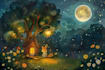draw custom childrens book illustration