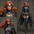 draw comic superhero and character design line art for you