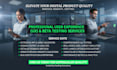 test new game qa tester beta manual test saas user testing steam app reviews