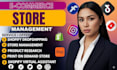 be your e commerce manager for etsy, ebay, amazon and shopify store