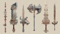 design unique weapons illustrations