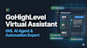 setup goghighlevel voice agent gohighlevel virtual assistant ai receptionist