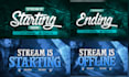 design custom twitch overlay banner and panels