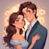 draw couple portrait illustration