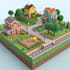 design roblox game map 3d environment design