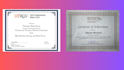 make diploma, professional certificate , award and degree