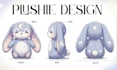 design custom plushie reference sheet tech pack stuffed animal ych toy pattern