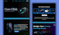design professional and modern web design in figma