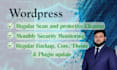 work for malware removal, wordpress security and recover hacked wordpress