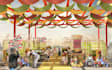 create architectural collage style render using photoshop