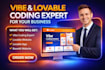 do vibe coding using lovable replit and base 44