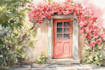 do a watercolor illustration