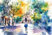 draw a watercolor illustration