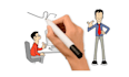 create whiteboard animation explainer video and doodle animation