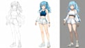 do 2d anime character