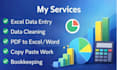 do excel work data entry and tally erp 9 accounting work