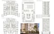 2d building elevation,3d housing complex,3d hostel render,apartment units layout