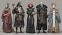 create fantasy concept art, creatures and characters design