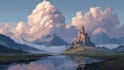 create fantasy landscape concept art