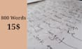 professionally write everything in beautiful handwriting
