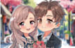 draw cute couple chibi illustration