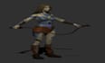 create 3d game character, ue5 control rig, unity texture, glb model animation